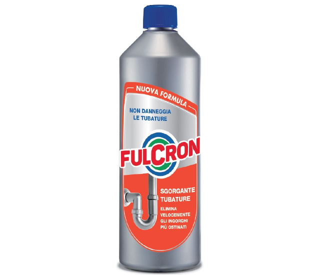fulcron disgorgante liquido lt.1 disotturante chimico sgorgante per  tubature arexons su Opiros